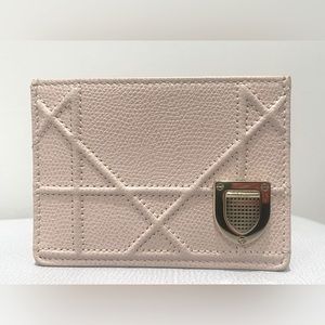 Dior Diorama Card Holder - Light Pink/ Baby Pink